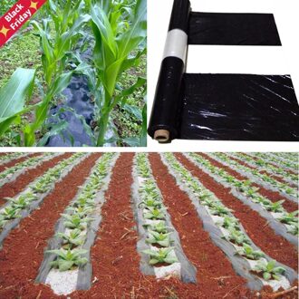 25M Wit + Zwart Landbouw Film Farm Tuin Plastic Mulch Film Planten Cover Pest Onkruidbestrijding Warm Houden Groeien film Width 1500mm