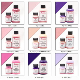 25ML Packed Sneakers Purple Pink Red Hand-Painted DIY Paint Leather Acrylic Coating Painting Craft Paints airbrush pigment