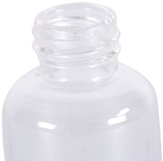 25Ml Transparante Glazen Fles Schroef Op Cover Afstuderen Sample Flesjes Zwarte Schroefdop Afgestudeerd Ronde Glazen Reagensfles