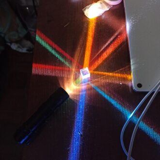 25Mm Cubic Wetenschap Kubus Spiegel Voor Regenboog Licht Fotografie Met Hexahedral Prisma Optische Experiment Instrument