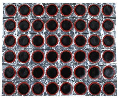 25Mm Ronde/Vierkante Bike Tire Patches Tool 48Pcs Patch Sneldrogend Tire Patches Kits Zonder Lijm Fietsen mtb Band Punctie