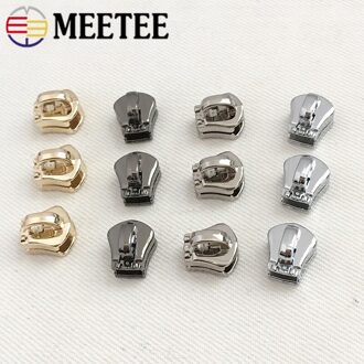 25Pcs 3# 5# Eco-friendly Spring Lock Zipper Sliders For Resin Zipper Sewing Zipper Head Zip Repair Kit DIY Garment Accessories No3-geweer For Resin