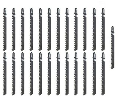 25Pcs Hcs T-Schacht Jigsaw Blade Curve Snijgereedschap Kits Metalen Staal Jigsaw Blade Set Voor Houtbewerking Gereedschap snijden-T144D