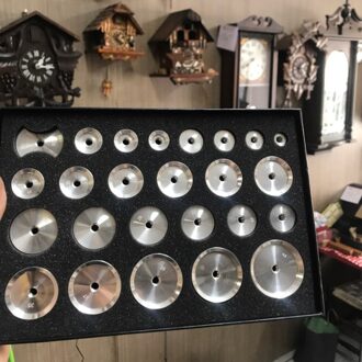 25Pcs Horloge Case Metal Aluminium Closer Druk Sterft Horloge Reparatie Tool