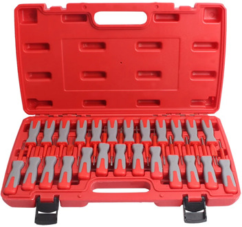 25Pcs/Set Universal Automotive Terminal Release Removal Remover Tool Kit Car Electrical Wiring Crimp Connector Pin Extractor Kit