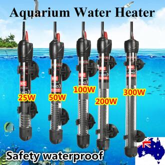 25W 50W/100W/200W/300W Aquaria Heater Duurzaam Dompelpompen Heater Verwarming Rod aquarium Glas Aquarium Temperatuur Aanpassing