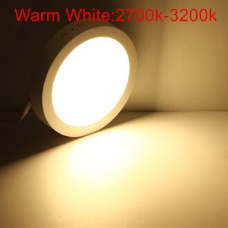 25W Led Licht Oppervlak Mouted Plafond Downlight Panel Led Light Met Driver 85-265V Hoge Lumen Led down Light warm wit / 15w