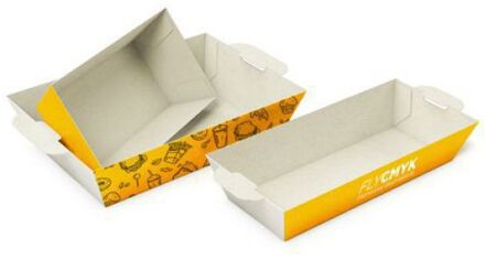 25x frietbakjes bedrukken - frietbakjes met logo bestellen drukken