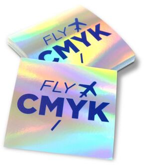 25x holografische stickers drukken (25 st) drukken