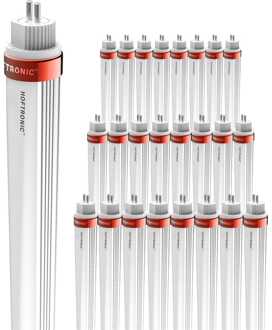 25x LED TL Buis 145cm - T5 G5 Fitting - 30W 5250 lumen (175lm/W) - 4000K Neutraal wit - Flikkervrij - Vervangt 130 Watt (130W/840)