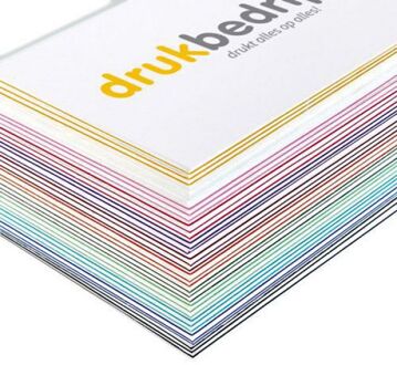 25x naamkaartjes gekleurde kern - unieke visitekaartjes voor een professionele uitstraling (25 st) drukken