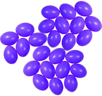 25x Paars eitje 4 cm om mee te knutselen