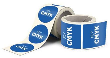 25x rollen - stickers op rol met logo of eigen ontwerp drukken