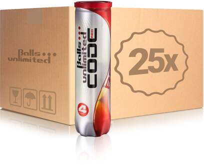 25x verpakking  4 stuks Code Red geel - nosize