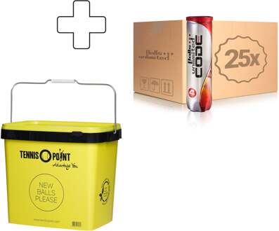 25x verpakking  4 stuks Code Red Plus ballenemmer geel - nosize