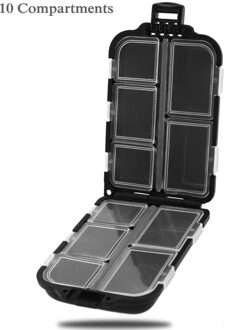 26/12/10/8 Grids Double Side Vissen Lokken Opbergdoos Haak Aas Pouch Waterdichte Visgerei Houder Draagbare abs Vierkante Case 10 Grids