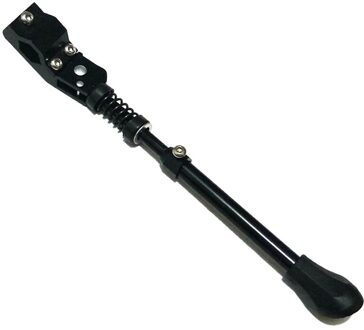 26-36Cm Caballete Bicicleta Fiets Parking Rack Fietsen Onderdelen Weg Mountainbike Ondersteuning Side Stand Stand Voor Fiets zwart