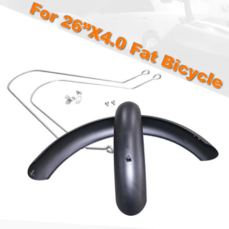 26“ 4.0 fat tire Bike Mudguard Fender Set for Fat Bike Snow Bike Beach Cycling Bicycle Mudguard MTB Demolition Bicycle Fenders