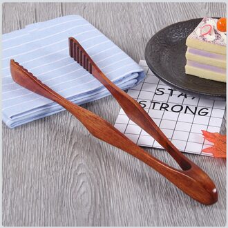 26.5 cm Portable Houten Barbecue Clip Toast Tang Broodrooster Bacon Koken BBQ Eten Brood Tong Keuken Tool