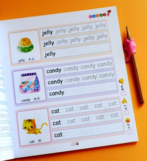 26 ABC English 3-6 Kids Preschool Letter Copybook Drawing Baby Toy Hand Writing English Educational Toys For Children Preschool