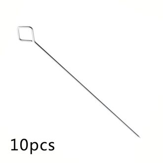 26 cm/10 ''Metalen BBQ Spiesjes Barbecue Kabob Sticks Outdoor Barbecue Roosteren Naalden BBQ Grill Accessoires Gereedschap set 5pcs 10pcs 10stk