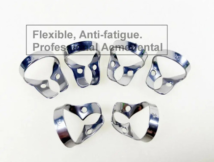 26# Dental Rubber Dam Sheets Clamp Clip Clamps Stainless Steel Molar Teeth of Lower Jaw Flexible Anti-fatigue
