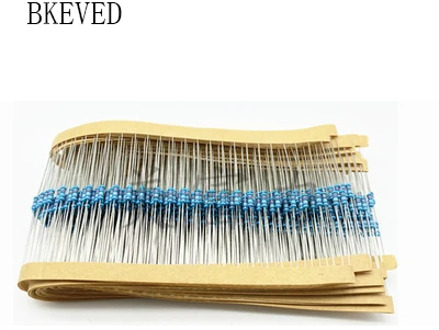 2600pcs 130values 1/6W＝1/8W 0.125W 1% Metal Film Resistors Assorted Pack Kit Set Lot Resistors Assortment Kits Fixed capacitors