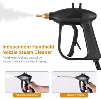 2600W Portable Steam Cleaner High Temperature Pressurized Self-control Steam Cleaning Machine ( Manual Control)