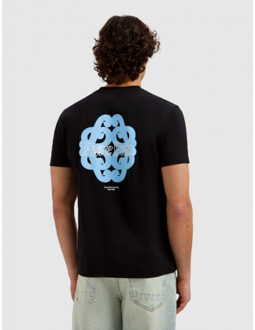 26010107 02 t-shirt bold emblem Zwart - L