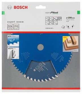 2608644049 Cirkelzaagblad Expert voor hout 190x30 - 48 tanden