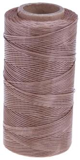 260M 1Mm 150D Lederen Gewaxt Draad Koord Voor Diy Handwerk Tool Naaien Platte Wax Lijnen Draad Lederen Stiksels threads Bruin