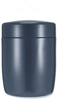 260Ml Draagbare Lunch Cup Roestvrij Staal Water Cup Voor Ontbijt Lekvrije Reizen Fles Cup Geïsoleerde Mok Voor office Home zwart 260ml