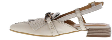 2611203 | maat: | kleur: | dames open-pumps | materiaal: leer - maat 38 Ecru