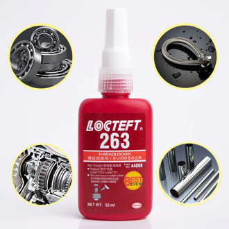 263 High-Strength Anaerobic Glue Metal High Temperature Glue Sealing And Fixing Glues Factory Multipurpose Super Glue 50ml