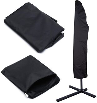 265 cm Patio Parasol Waterdicht Umbrella Cover Outdoor Paraplu Regenhoes Trekkoord Stof Beschermhoes Cantilever Mat parasol hoes