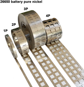 26650 battery pure nickel strip Cylindrical Li-ion cell pure nickel 26650 nickel tape Suitable for 26650 2P 3P holder