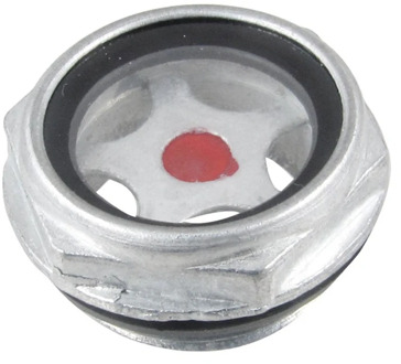 26mm Male Threaded Metal Air Compressor Oil Level Sight Glass