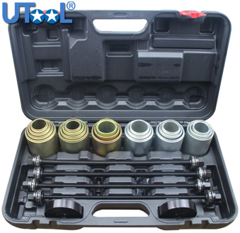 26Pc Universal Press and Pull Sleeve Remove Install Bushes & Bearings& Seals Tool Kit