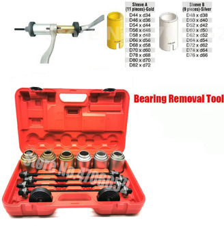 26Pc Universal Press and Pull Sleeve Tool Kit Bush & Bearing Remover Set