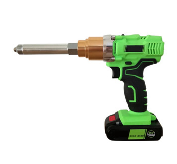 26V 6000mAh Electric Riveter Gun Portable Cordless Rechargeable Blind Riveter Gun Support 2.4mm-5.0mm Rivet With LED light