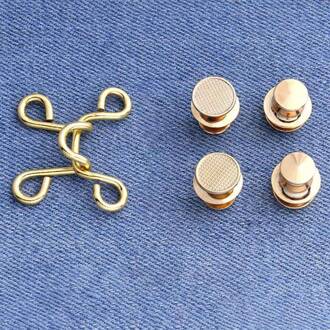 27/32Mm Verstelbare Nail-Gratis Taille Gesp Intrekbare Nailfree Jeans Broek Kleding Metalen Knop Taille Gesp GD / 32MM