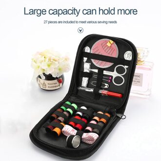 27/46/76 Pcs Diy Breien Naaien Doos Draagbare Reizen Naaien Tool Set Naald Draad Stiksels Borduren Craft Naaien Kits 27stk