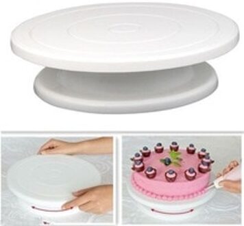 27.5 cm Keuken Cake Decorating Icing Draaitafel Cake Stand Plastic Fondant Bakken Tool DIY Anti-slip Ronde Rotary tafel