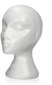 27.5X52Cm Dummy/Mannequin Hoofd Vrouwelijke Schuim (Polystyreen) Exposant Voor Cap, Hoofdtelefoon, haar Accessoires En Pruiken Vrouw Ma