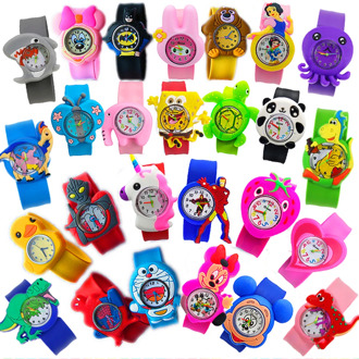 27 Animal Patterns Child Cartoon Toys Children Watch Students Clock Kids Electronic Quartz Watches Boys Girls 2-9 Years Old Gift