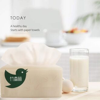 270 Vellen Papier Handdoek Natuurlijke Kleur Servet Bamboe Pulp Papier Wc Thuis Keuken Badkamer Verwijderbare Gezicht Reinigingsdoekjes