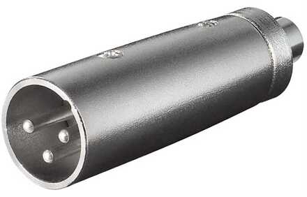 27458 XLR RCA Zwart