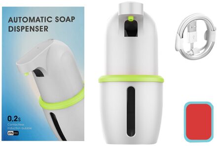 275Ml Automatische Schuimende Dispenser Wall Mounted Touchless Usb Schuim Container Keuken Wc Intelligente Sensor Zeepdispenser 02