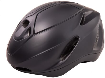 276G Aerodynamische Helm Voor Mannen Vrouwen Triathlon Tt Pendelen Fietshelm Veiligheid Mtb Racefiets Helm Ultralight Casco Ciclismo matte zwart / L 58-62cm