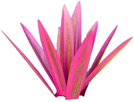 27Cm Iron Art Tequila Plant Ornament Diy 'S Decoratie Creatieve Iron Ornament Plant Ornament Tuin Decoratie Donkergrijs